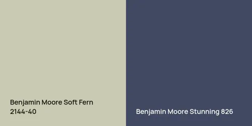 2144-40 Soft Fern vs 826 Stunning