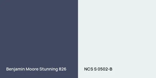 826 Stunning vs S 0502-B 